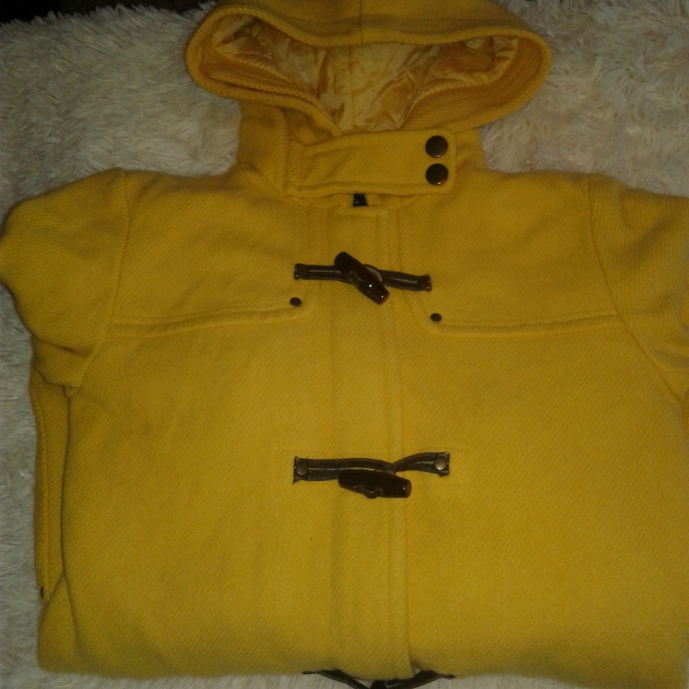 Yellow American Eagle Outfitters Peacoat